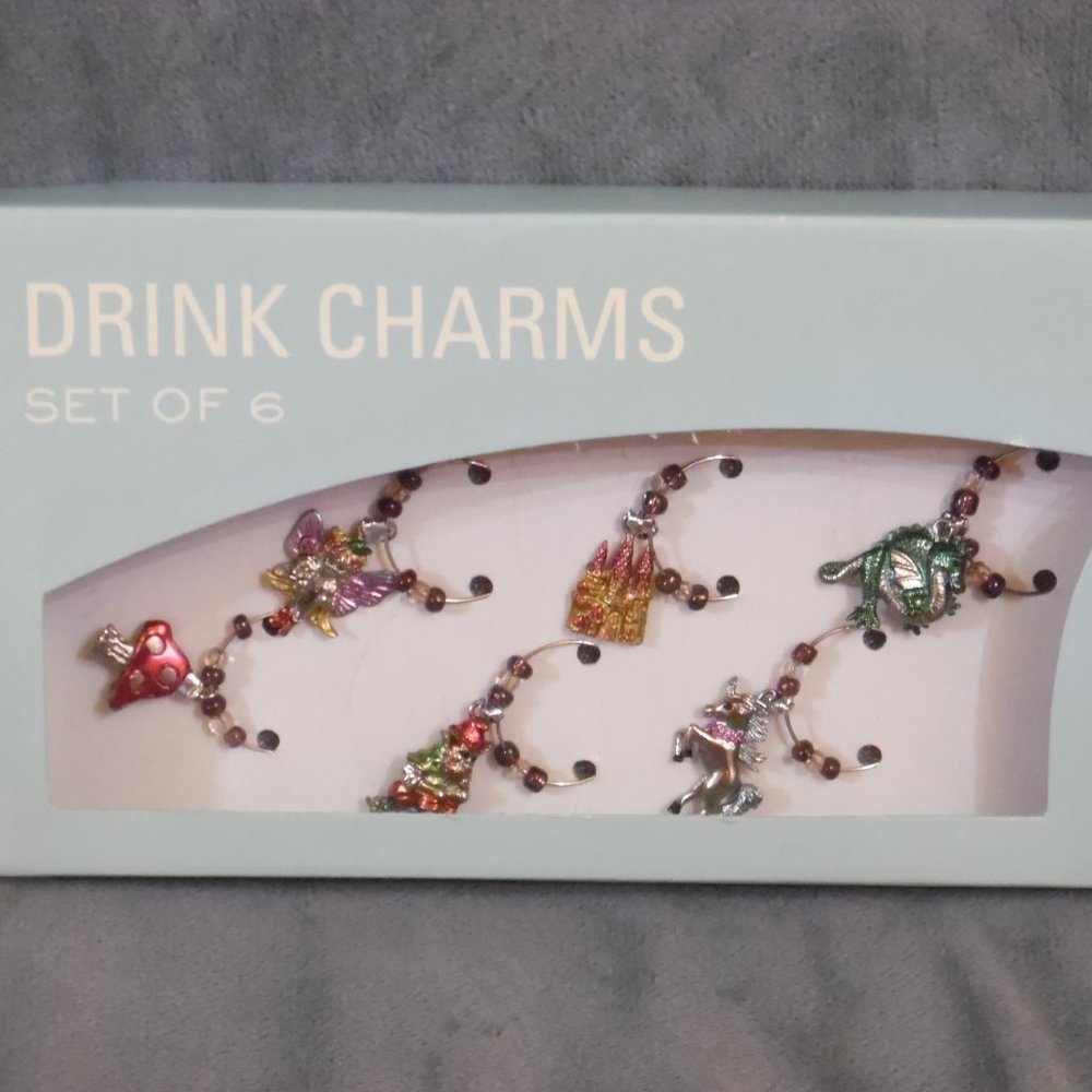 Set of 6 Drink Charms Mystical